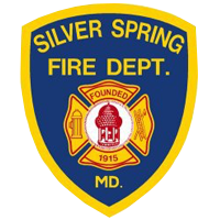 A graphical patch of the silver spring fire department patch