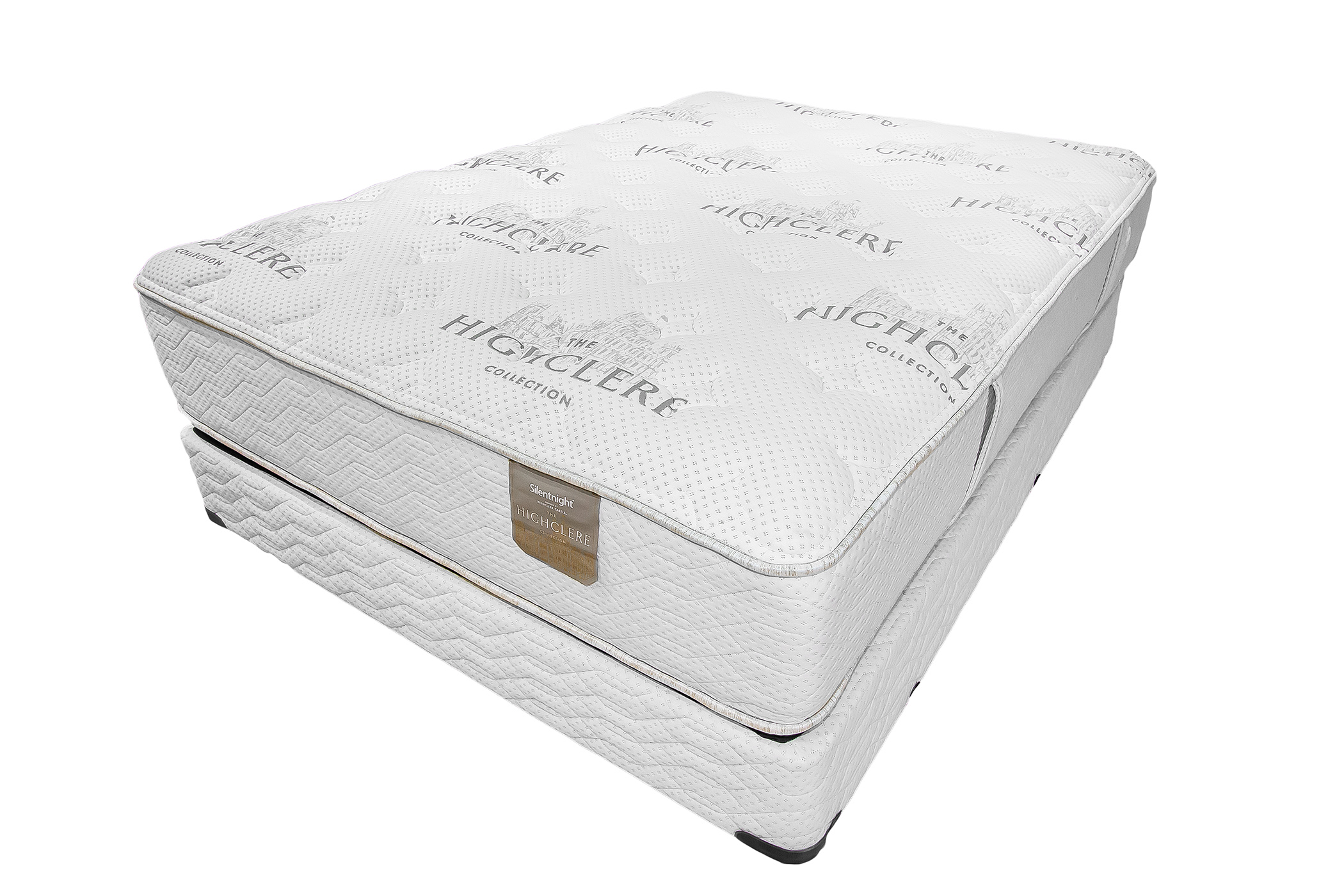 A white Highclere mattress at Mattress Connection