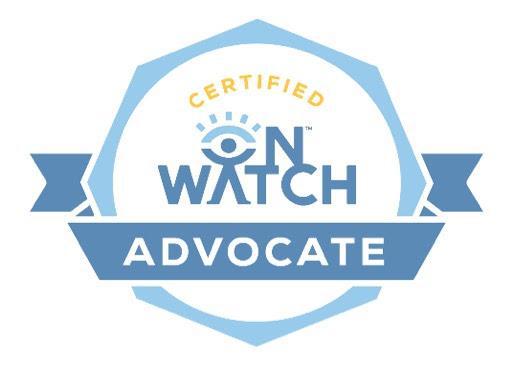 certified on watch advocate logo